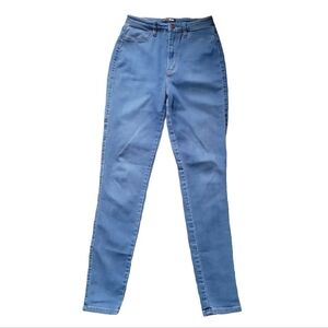 FASHION  NOVA High-waisted  Skinny Light Blue Jeans Size 7